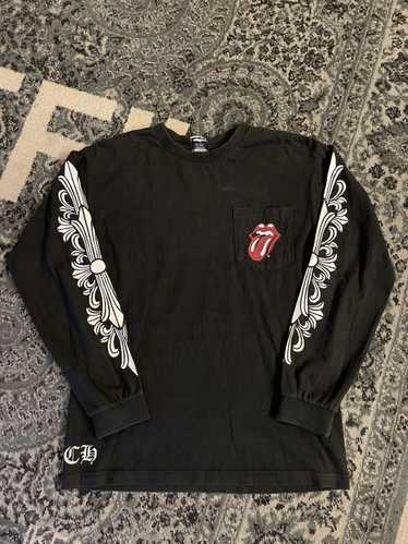 【Soul II Soul】Chrome Hearts x Rolling Vintage Chrome Hearts x Rolling Stones Collab Zip Up Hoodie