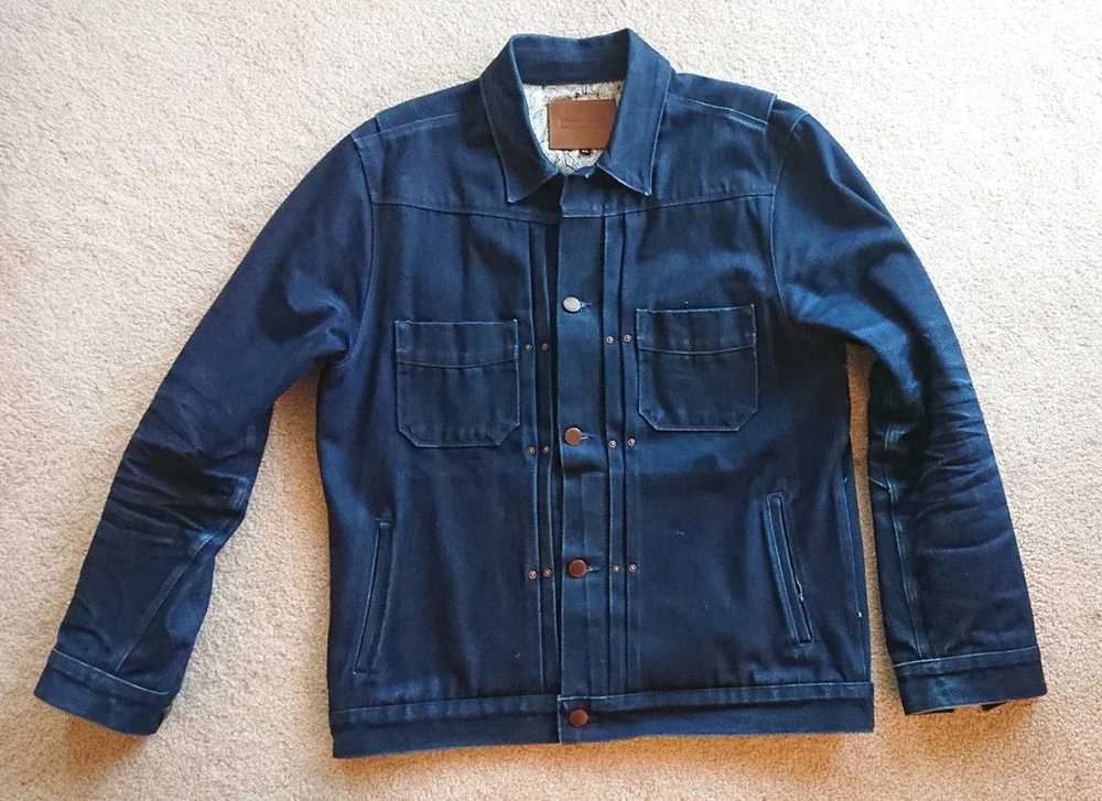 Freenote Cloth Freenote Cloth lined Indigo Rider’… - image 2