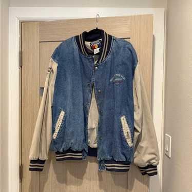 Denim varsity jacket - Gem