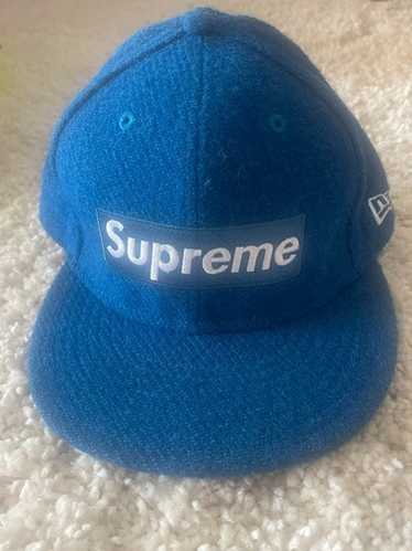 Supreme x New Eraキャップ 59FIFTY ネイビー　7 3/8 Supreme cap 7 3/8 - Gem