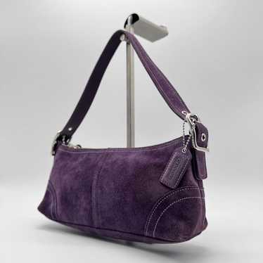バッグ Vintage Coach Baguette Small Bag purple Vintage Coach Baguette Small Bag purple 4.3*10.2*2.3 inch | eBay