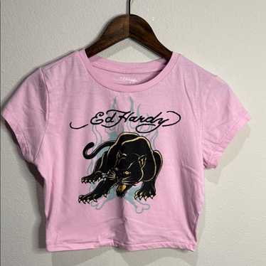 Ed hardy pink tee - Gem