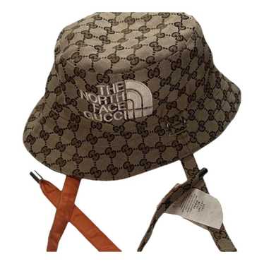 THE NORTH FACE x GUCCI バケットハット M Gucci x The North Face GG Canvas Bucket Hat Beige/Ebony