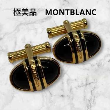 MONTBLANC カフリンクス ゴールド ブラック Montblanc cufflinks used - Gem