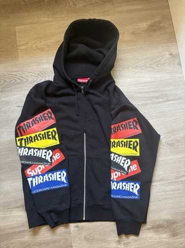 Thrasher zip up black - Gem