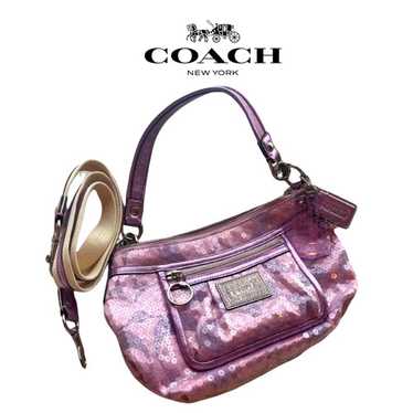 バッグ COACH Vintage Poppy Shoulder Bag 2Way Coach vintage poppy purse - Gem