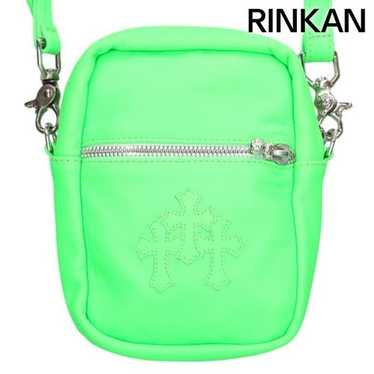 送料込【CHROME HEARTS】タカ ミニ レザーバッグ グリーン Chrome hearts taka mini - Gem