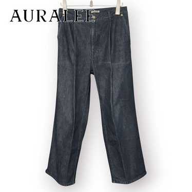 パンツ AURALEE HARD TWIST DENIM WIDE SLACKS Auralee Hard Twist Denim Wide Pants Indigo