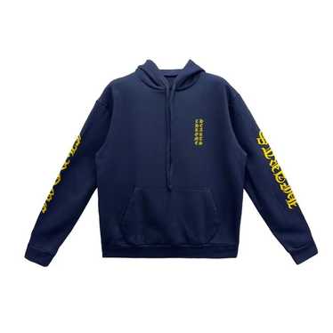 【CHROME HEARTS】V89 DAGGER L/S T-SHIRT \"NAVY/YELLOW\" Chrome Hearts V89 Dagger L/S T-shirt Navy/Yellow Men's