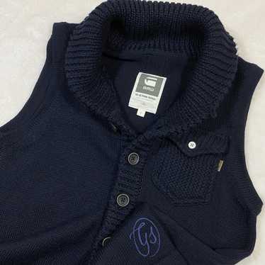 【GRAVER】24FW★ Star OF Knit Vest Vest g-star raw knit - Gem