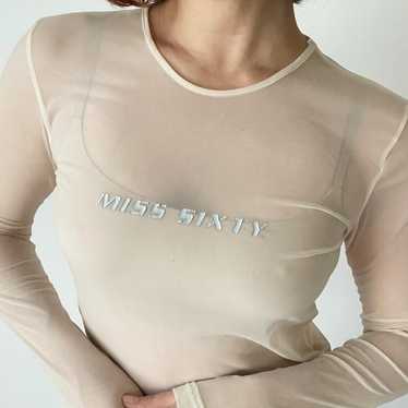 トップス MISS SIXTY sheer tee archive y2k grunge MISS SIXTY sheer tee archive y2k grunge - メルカリ