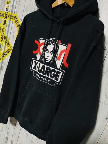 XLARGE × FR2 BOX LOGO SWEAT HOODIE XLARGE x FR2 BOX LOGO SWEAT HOODIE Black - メルカリ