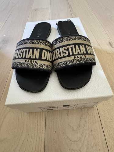 Christian Dior ロゴ入り サンダル ネイビー Christian dior dway navy - Gem
