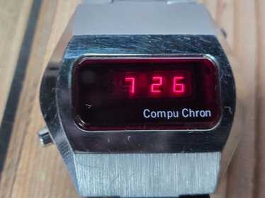 激レア◇中古動品◆コンピュクロン Compu Chron　LEDデジタル時計 激レア◇中古動品◇コンピュクロン Compu Chron LEDデジタル時計
