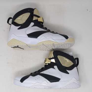靴 Nike Air Jordan 7 \\"Champagne\\" Nike Air Jordan 7 Retro C&C Champagne White-Metallic Gold Sz