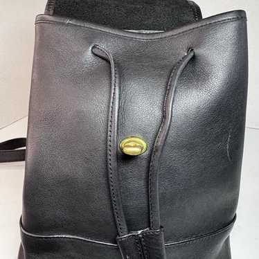 バッグ Vintage Coach Backpack 9960 RD Vintage Coach 9960 Daypack Backpack Black Leather Used