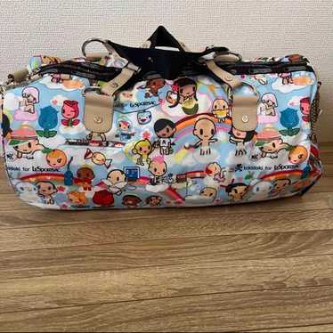 美品tokidoki.for. LeSportsac.2wey ボストンバッグ 美品✨レスポートサック×トキドキ ボストンバッグ 裏地総柄