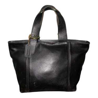 良品 1508 Vintage COACH ハンドバッグ レザー 黒 4133 Coach vintage 4133 handbag - Gem