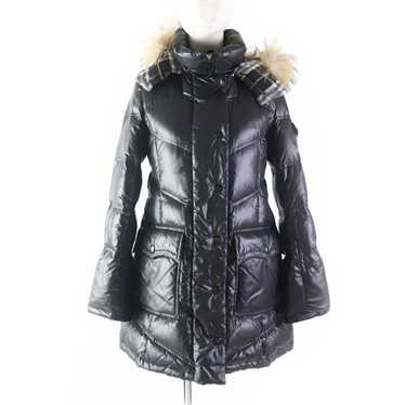 BURBERRY BLUE LABEL ポンチョ ラクーンファー ブラック M BURBERRY BLUE LABEL ポンチョ ラクーンファー ブラック M