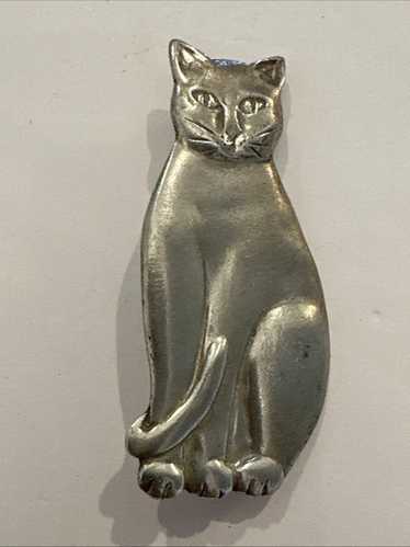 バレッタ　猫　cats　シーガルピューター　Seagull Pewter 髪留め バレッタ 猫 cats シーガルピューター Seagull Pewter 髪留め