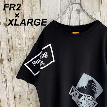XXLARGE FR2コラボトレーナー 黒 FR2 XLARGE コラボスウェット