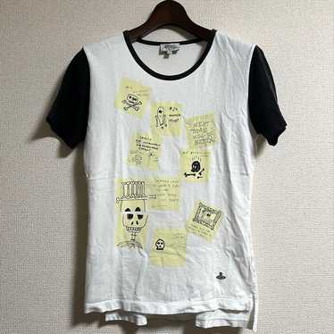 Vivienne Westwood MAN tシャツ ヴィンテージ スカル ViVienne Weatwood MAN “ boarder skull design tee