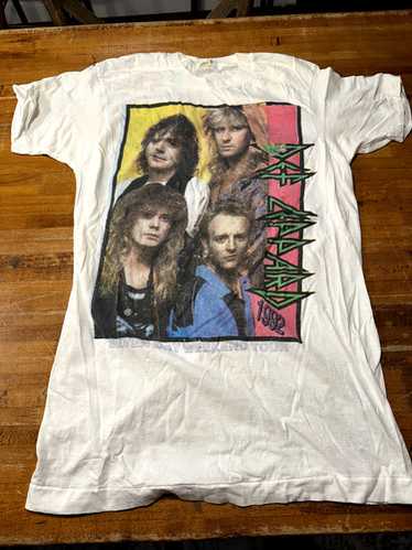 USA DEF LEPPARD バンドTシャツ Mサイズ　1992 Vintage 1992 Def Leppard Adrenalize Shirt - TokoPyramid