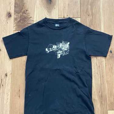 old stussy 90s usa製 90s USA製 OLD STUSSY Tシャツ 半袖 センター ロゴ プリント