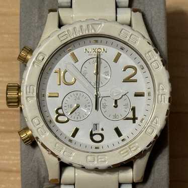 NIXON 42-20 CHRONO ゴールド　ホワイト Nixon 42-20 Chrono Watch - Accessories