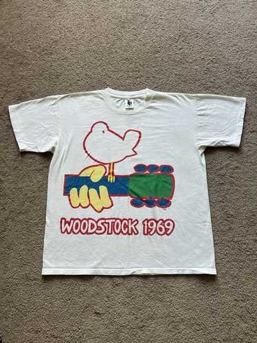 キムタク着用‼️90s WOODSTOCK vintage XL GEM USA ビンテージ woodstock tシャツ ウッドストック 木村拓哉 90s L