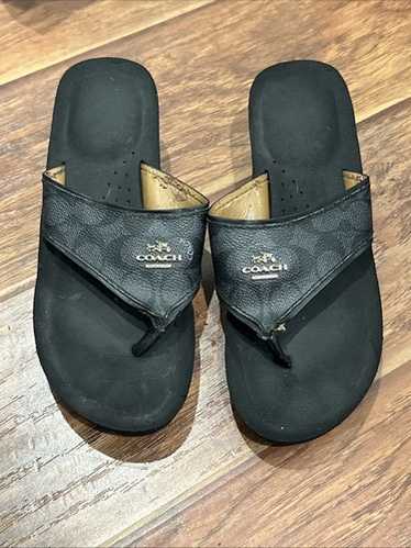 Black Coach Sandals In Size 5 - Gem