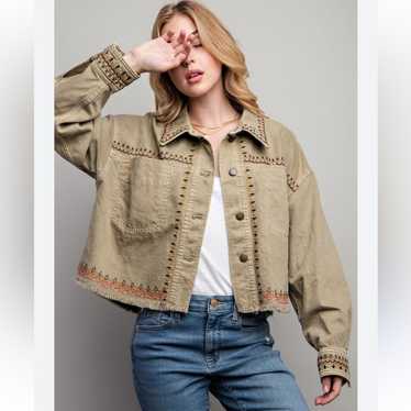 ジャケット・アウター ZARA flower denim jacket PATCHWORK FLORAL DENIM JACKET - Light blue | ZARA Australia