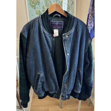 GAP VARSITY CLASSIC スタジャン グリーンビンテージ90's Vintage gap denim varsity - Gem