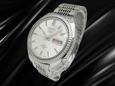 SEIKO 5 DX 25石 自動巻き men's Seiko 5 Sports Men's Black Watch - SNZF15J2 for sale online
