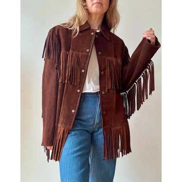 ジャケット・アウター 70s JOKER vintage Leather Suede Jacket Vintage 1970s Joker Suede Rancher Jacket Western Styling