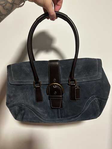 バッグ Coach Soho Demi Flap Suede Shoulder Bag Coach Soho Demi Flap Suede Shoulder Bag | eBay