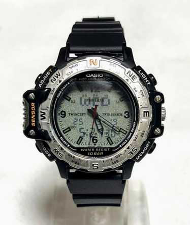 CASIO プロトレックPRT-50 デジアナ 稼働品 美品】️CASIO プロトレック デジアナ PRT-50 腕時計-販売廉価