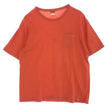 Tシャツ・カットソー VISVIM Red Jumbo T-Shirt 0122105010017 RED Adult Unisex Heavy Weight Crew Neck Short Sleeve T Shirt