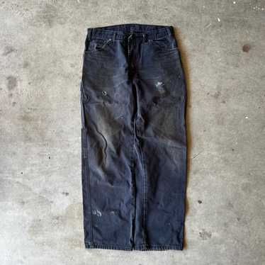 パンツ 00s Dickies painter denim pants black 32 Dickies x OMA black carpenter pants I'M NOT A PAINTER work