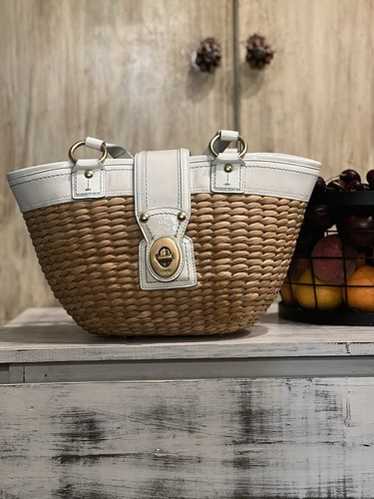 バッグ Coach Straw tote COACH® | Straw Pocket Tote