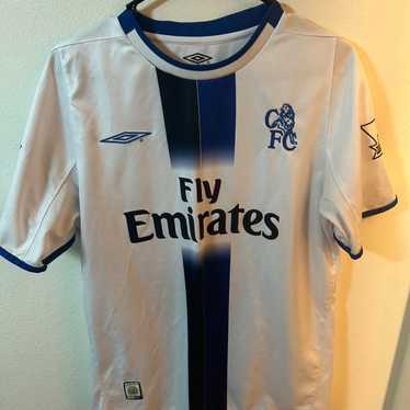 Chelsea Umbro 長袖シャツ ダークグリーン CHELSEA 2005 2006 HOME FOOTBALL SHIRT #3 DEL HORNO UMBRO