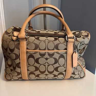 バッグ Vintage Coach Suede Mini Boston Bag Coach vintage mini boston - Gem