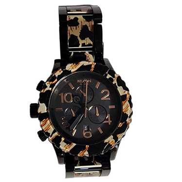 時計 nixon THE42-20CHRONO Nixon 42-20 Chrono Crystal Watch Silver Gold | Boardparadise.com