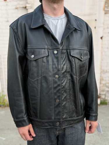 Schott trucker leather jacket - Gem