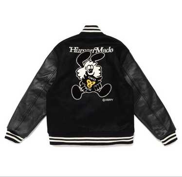 HUMAN MADE VARSITY JACKET グレイ　2XL Human-Made-Varsity-Jacket-Grey