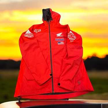 Honda HRC Racing ジャケット 赤黒銀　サイズＬＬ　メンズ HRC