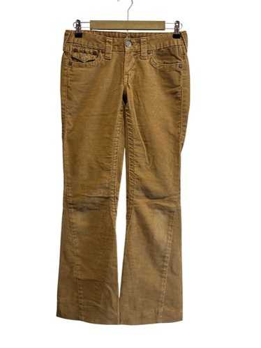 パンツ TRUE RERIGION JOEY RARE Vintage True Religion Joey Big T Brown Corduroy Bootcut