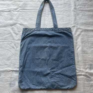 Kapital duffle デニム ハンドバッグ トート インディゴ マチ付き Kapital duffle デニム ハンドバッグ トート インディゴ マチ