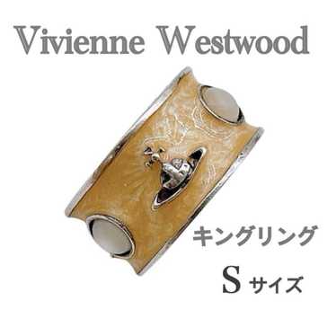Vivienne Westwood キングリング　ゴールド×ブラック Vivienne Westwood Gold Black Opal King Ring Size L | eBay