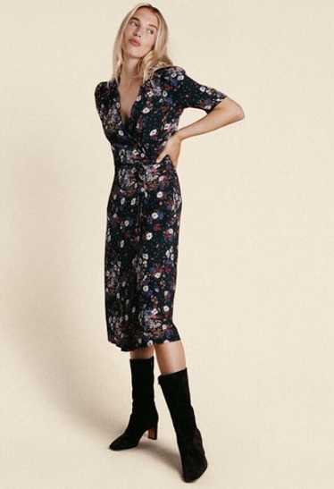 Rouje PARIS GABIN ワンピース 34 パリ発Rouje❤️GABIN dress❤️花柄ワンピース❤️34❤️赤